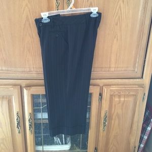 Pinstripe Capri pants